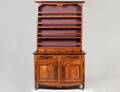 LOUIS XV PROVINCIAL STYLE STAINED PINE BUFFET EN DEUX