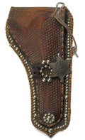 Leather tooled holster
