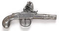 Continental flintlock pistol probably Belgium
