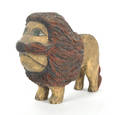 Contemporary carved lion