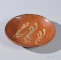 Slipdecorated Redware Plate