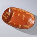 Large Slipdecorated Redware Trencher