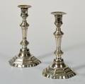 Pair of Silverplated Candlesticks