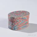 Small Oval Wallpaper Box