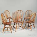 Set of Six Bowback Windsor Side Chairs