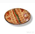 Slipdecorated Redware Dish