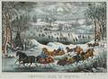 Currier  Ives publishers American 18571907 CENTRAL PARK IN WINTER