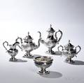 Fivepiece Tiffany  Co Sterling Silver Tea and Coffee Service