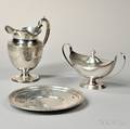 Three Pieces of American Sterling Silver Tableware