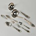 Thirtyseven Pieces of Sterling Silver Flatware