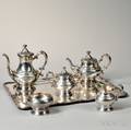 Fivepiece Meriden Britannia Sterling Silver Tea and Coffee Service