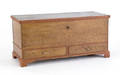 Pennsylvania sponge decorated blanket chest ca 1820