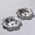 Two Tiffany  Co Sterling Silver Berry Dishes