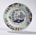 Polychrome Tinglazed Earthenware Plate