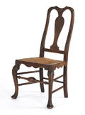 Philadelphia Queen Anne maple side chair ca 1755