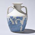 Modern Wedgwood Solid White Jasper Portland Vase