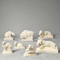 Seven Wedgwood Queens Ware Animals