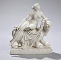 Minton Parian Figure of Ariadne and the Panther