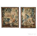 Two Aubusson Verdure Tapestries