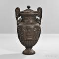 Neoclassicalstyle Cast Iron Urn