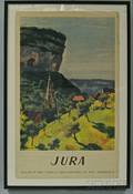 Framed French National Railways Company Jura Travel Poster