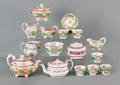 Collection of English pearlware teawares