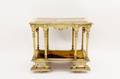 Italian Painted Marble Top Stand