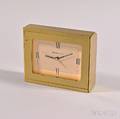 Tiffany and Co Brass Desk Clock