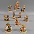 Eleven Hummel Figures
