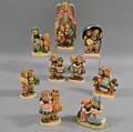 Nine Hummel Figures