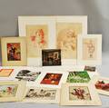 Sixteen Prints Lithographs and Photoreproductions