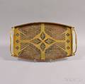 Austrian Secessionist Brassinlaid Serving Tray