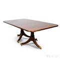 MaitlandSmith Federalstyle Mahogany Doublepedestal Dining Table
