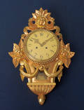 Giltwood wall clock
