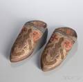 Pair of Embroidered Leather Shoes