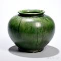 Greenglazed Stoneware Jar