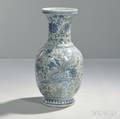 Large Blue and White Vase