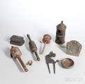 Nine Assorted Metal Items