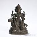 Bronze Manjushri Bodhisattva
