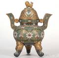 Champleve Brass Incense Burner