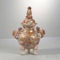 Large Satsuma Koro Covered Censer