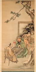 Hanging Scroll Depicting Three Scholars