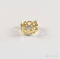 Tiffany  Co Paloma Picasso 18kt Gold Hugs and Kisses Ring