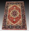 Hand Woven Heriz Carpet 4 x 5 11