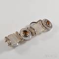 Scottish Silver Agate and Citrine Bracelet