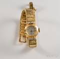 Baume Mercier 14kt Gold and Diamond Ladys Wristwatch