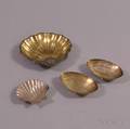 Four Sterling Silver Shellform Dishes