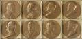 Eight US Mint Bronze Commemorative Presidential Medals