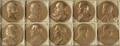 Ten US Mint Bronze Commemorative Presidential Medals