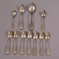 Eleven Coin Silver Spoons